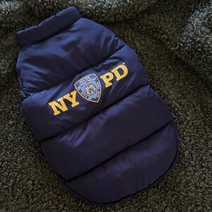 NYPD Dog Jacket -XL - NWT